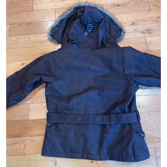 The North Face Primaloft Insulated women's Brown Hooded Jacket SIZE Small - Picture 8 of 9